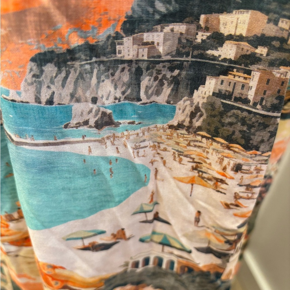 NWT Label of Love Isadora Italian scenic countryside dress - M - Picture 10 of 16